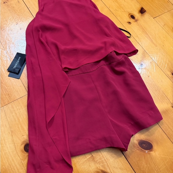 Marciano Red Asymmetrical Romper/Jumpsuit - Picture 3 of 6